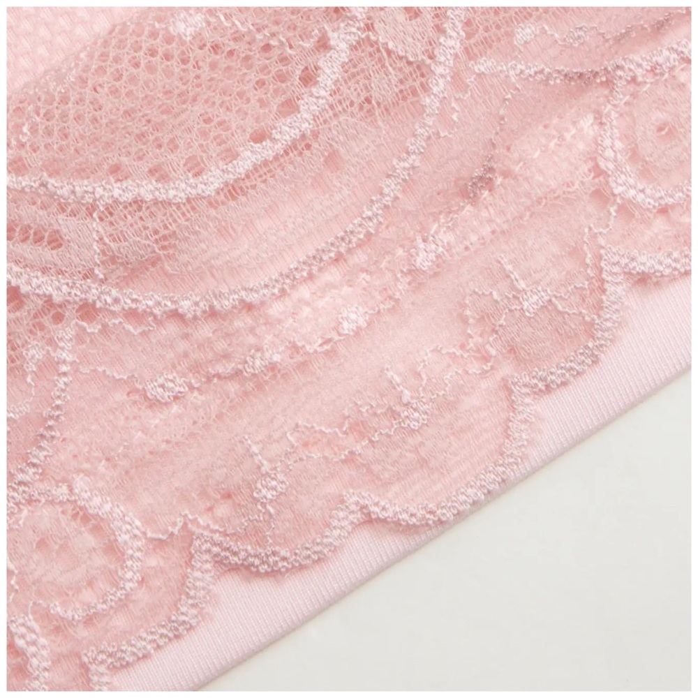 Cider • Pink Lace Crop Tank Top - Picture 3 of 6